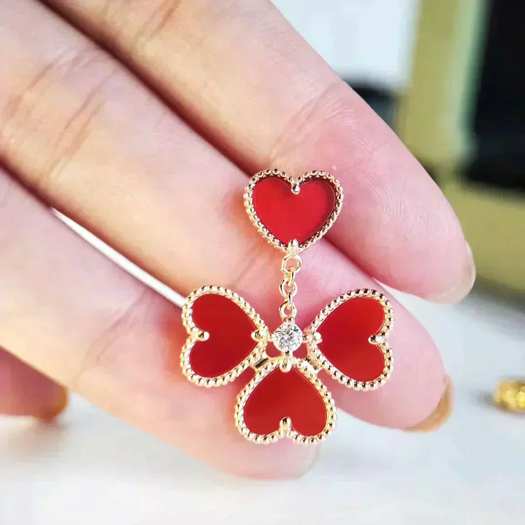 ??Loco?¡¥SWEET CLOVER CARNELIAN EARRINGS