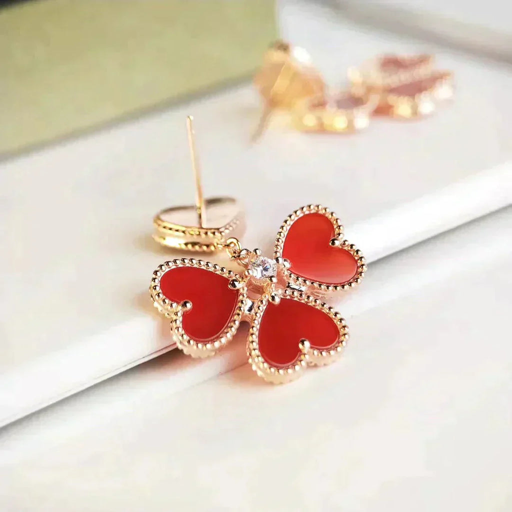 ??Loco?¡¥SWEET CLOVER CARNELIAN EARRINGS