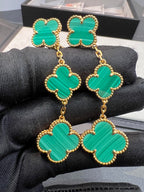 ??Loco?¡¥CLOVER MALACHITE 3 MOTIFS GOLD