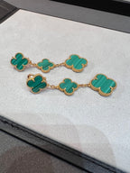 ??Loco?¡¥CLOVER MALACHITE 3 MOTIFS GOLD