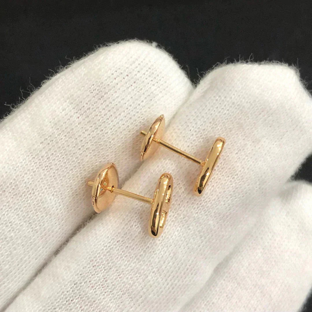 [moco jewellerys]チェーン スモール イヤリング ゴールド＆シルバー