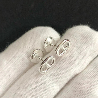 [moco jewellerys]チェーン スモール イヤリング ゴールド＆シルバー