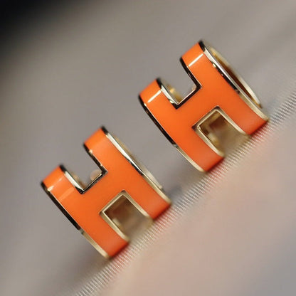 [moco jewelrys] MINI POP H OHRRINGE ORANGE