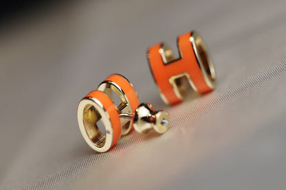 [moco jewelrys] MINI POP H OHRRINGE ORANGE