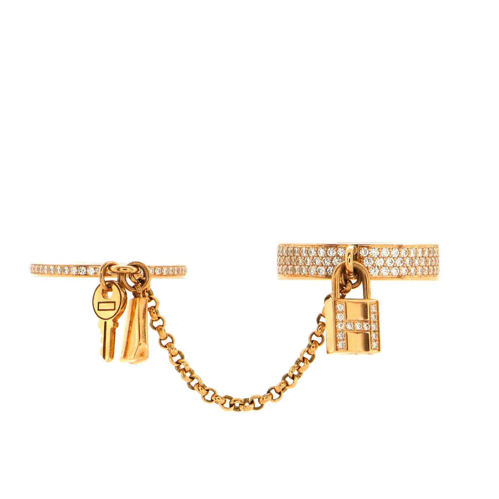 [moco jewelrys]HM KELLY CLOCHETTE DOPPELRING MIT DIAMANTEN