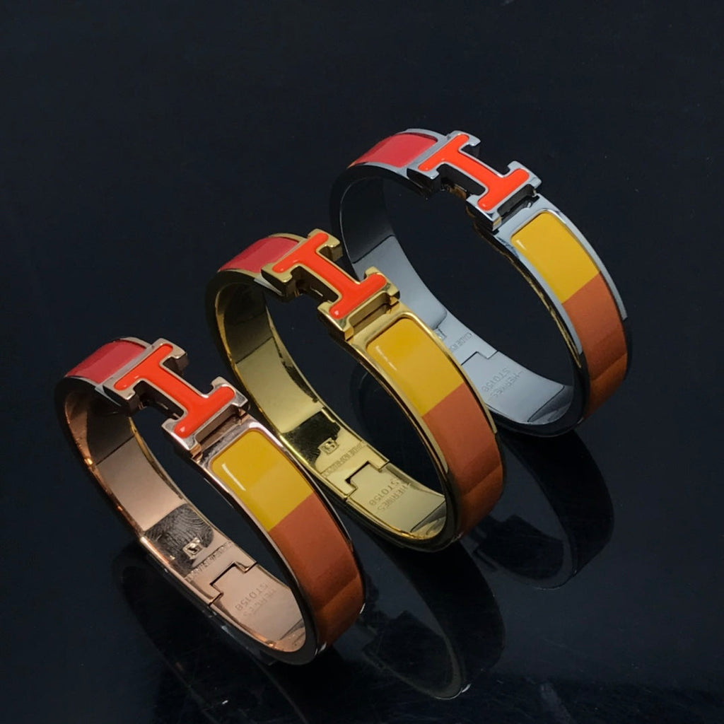 ??Loco?¡¥H BRACELET ORANGE RAINBOW CERAMIC