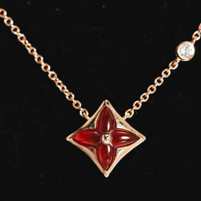 [moco jewelrys]Sternkette, Roségold, 1 Diamant
