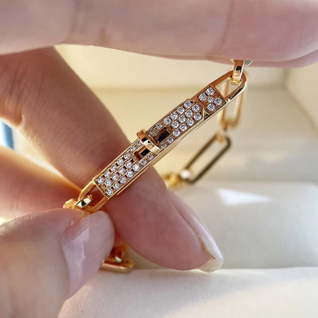 [moco jewelrys]CHAINE BRACELET SMALL MODEL DIAMOND
