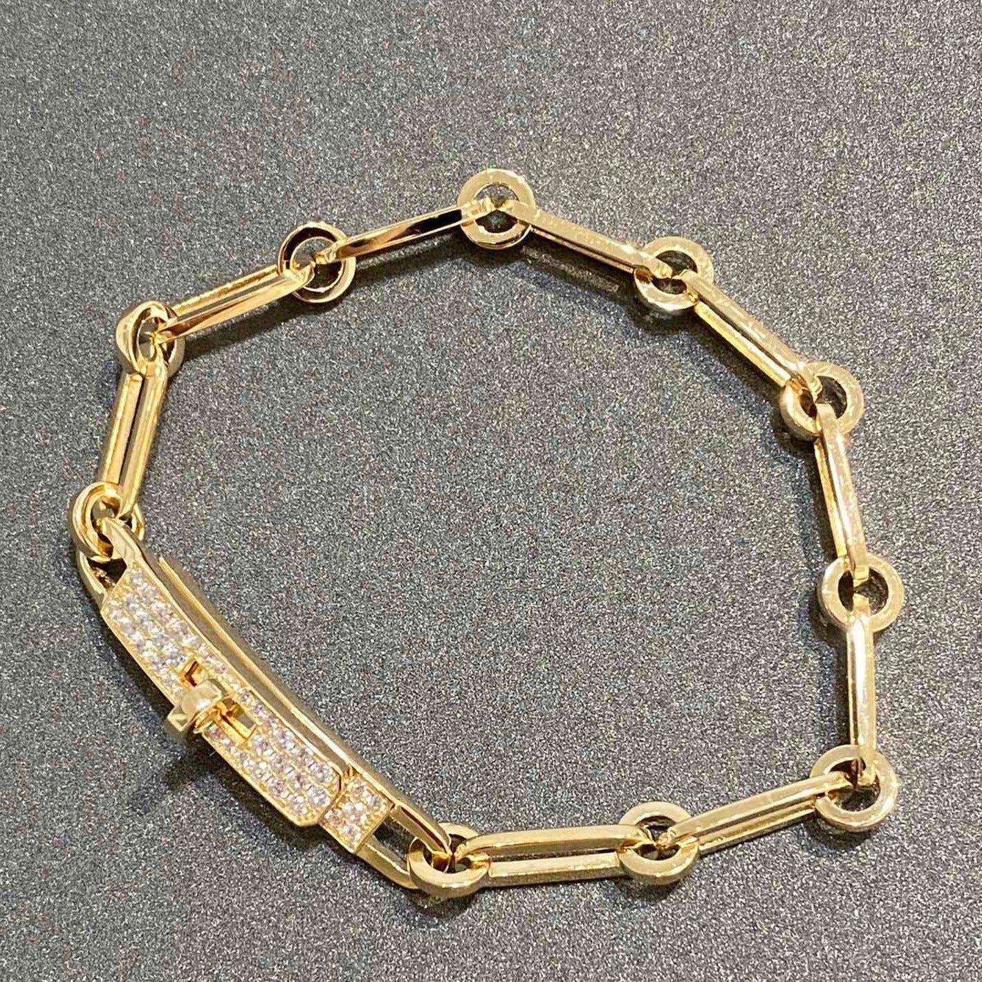 ??Loco?¡¥CHAINE BRACELET SMALL MODEL DIAMOND