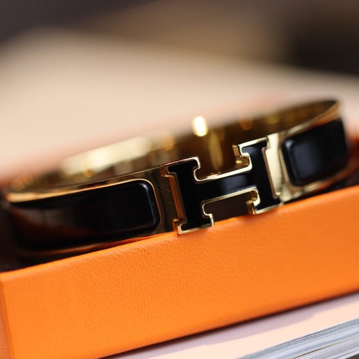 [moco jewelrys]H-Armband 12 mm Gold