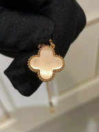 ??Loco?¡¥CLOVER 15MM DIAMOND RHODONITE NECKLACE