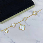 ??Loco?¡¥MAGIC CLOVER MOP GOLD BRACELET 5 MOTIFS