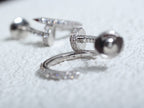 ??Loco?¡¥JUSTE EARRINGS 12.75MM SILVER DIAMOND