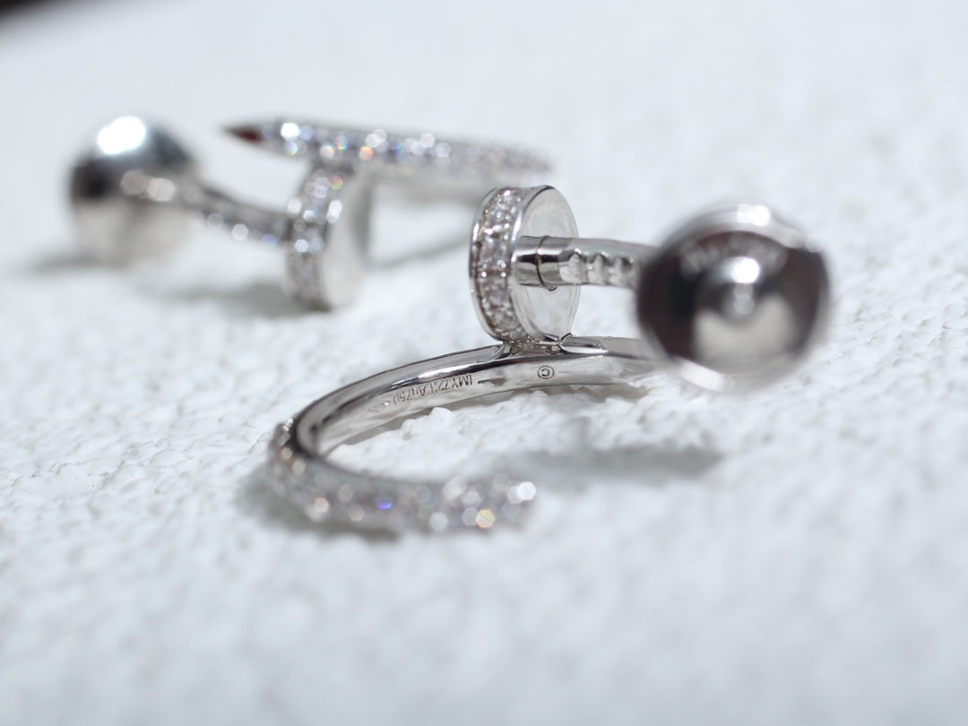 ??Loco?¡¥JUSTE EARRINGS 12.75MM SILVER DIAMOND