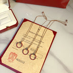 ??Loco?¡¥JUSTE NECKLACE GOLD RED DIAMONDS