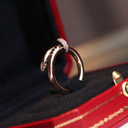 ??Loco?¡¥JUSTE RING 2.65MM PINK GOLD DIAMOND