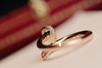 ??Loco?¡¥JUSTE RING 2.65MM PINK GOLD DIAMOND