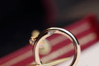 ??Loco?¡¥JUSTE RING 2.65MM PINK GOLD DIAMOND