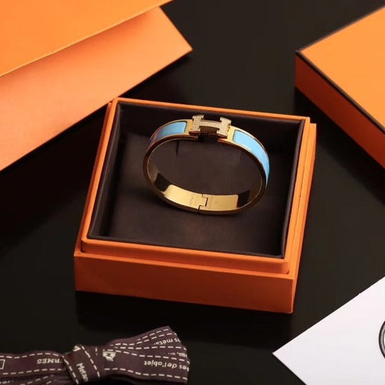 ??Loco?¡¥H CLOUD BLUE BRACELET GOLD DIAMOND