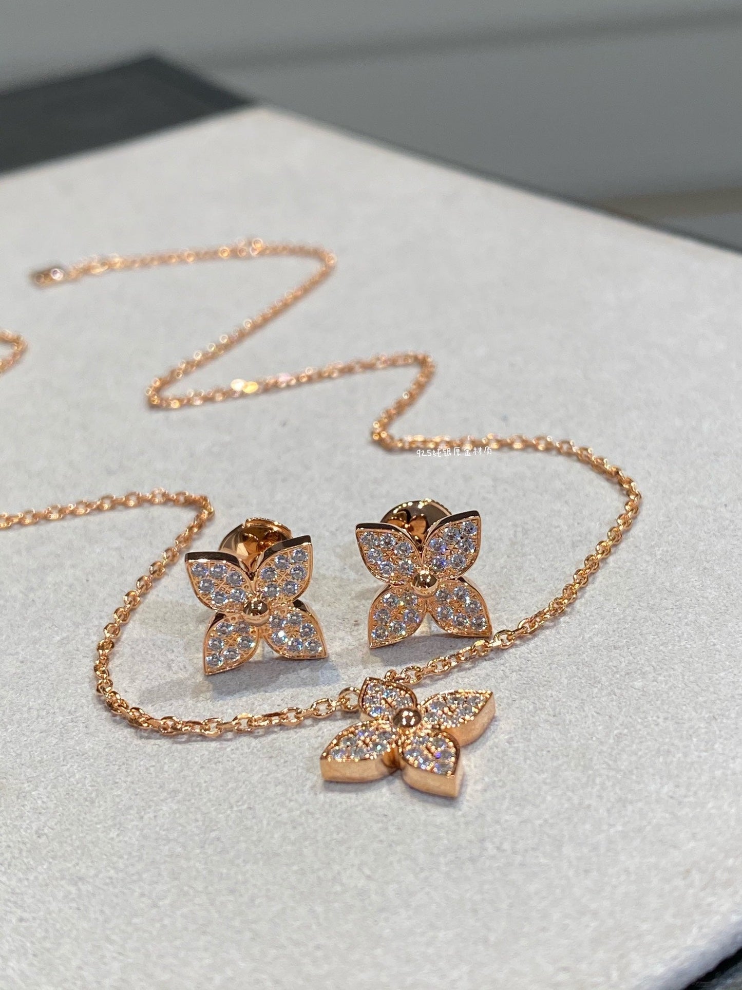[moco jewelrys]Stern-Diamant-Halskette