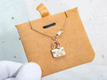 [moco jewelrys]AMULETTE PEDANT ROSE GOLD NECKLACE