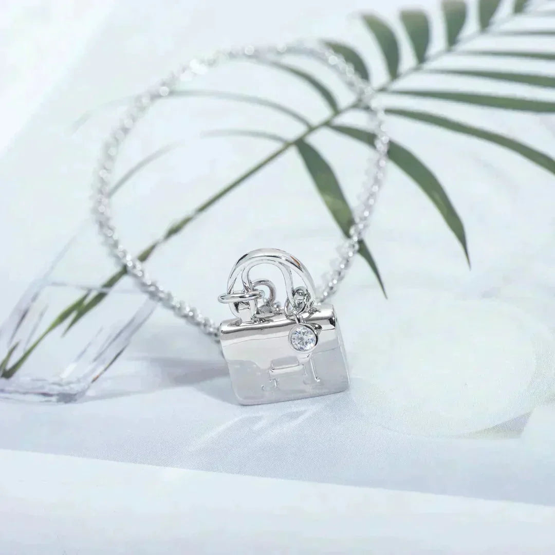 [moco jewelrys] Amulett-Anhänger Silberkette