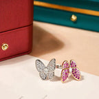 ??Loco?¡¥TWIN BUTTERFLY DIAMOND RING
