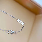 ??Loco?¡¥CLOVER DIAMOND NECKLACE SILVER