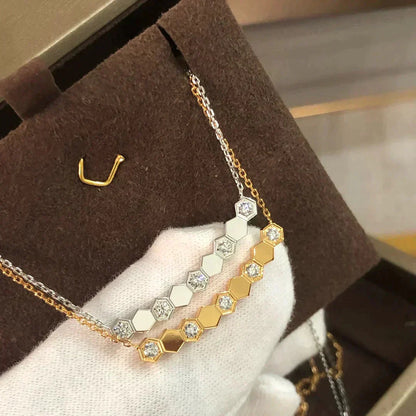 [moco jewelrys]BEE LOVE NECKLACE DIAMOND