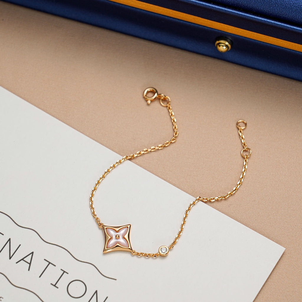 ??Loco?¡¥STAR 1 DIAMOND PINK GOLD BRACELET