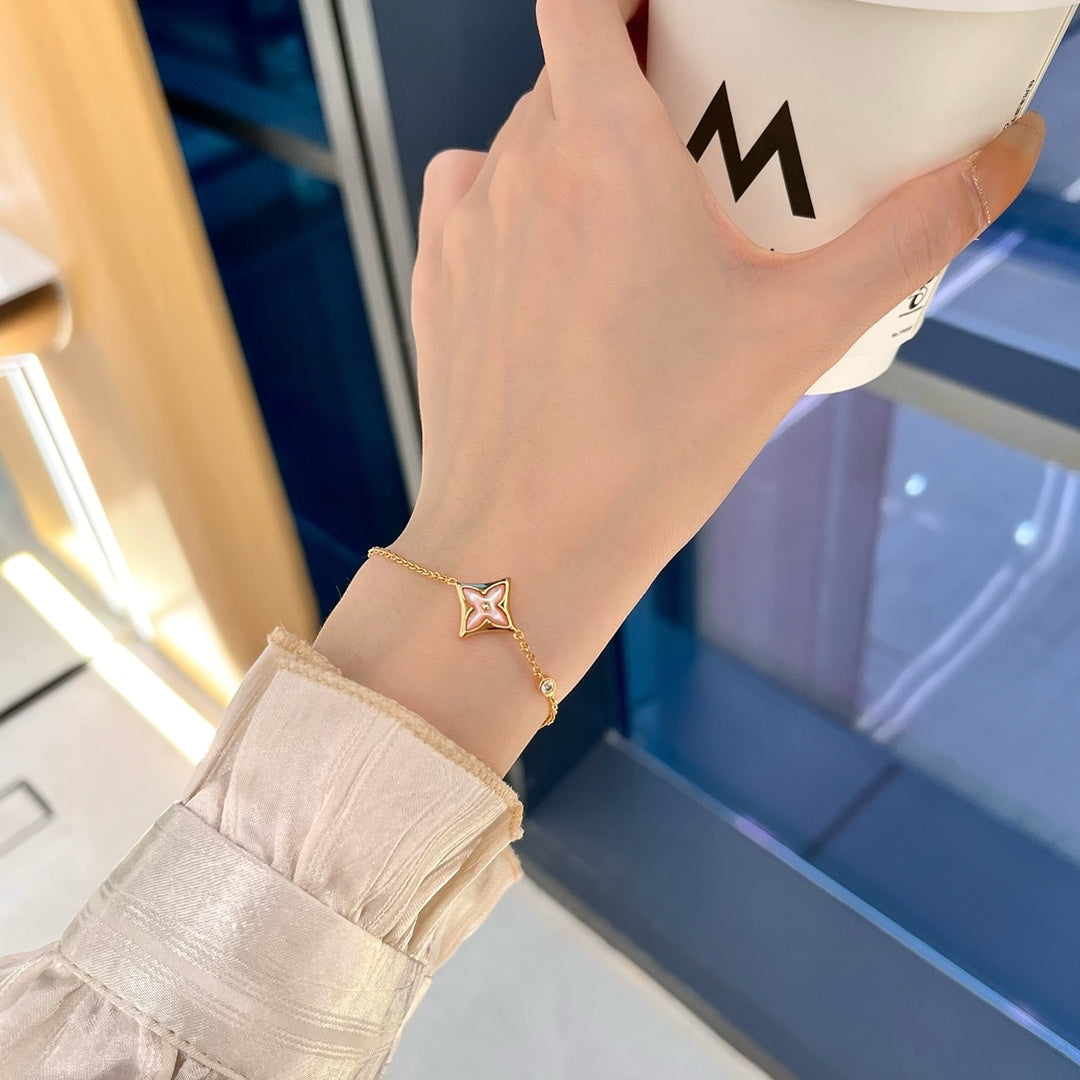 ??Loco?¡¥STAR 1 DIAMOND PINK GOLD BRACELET