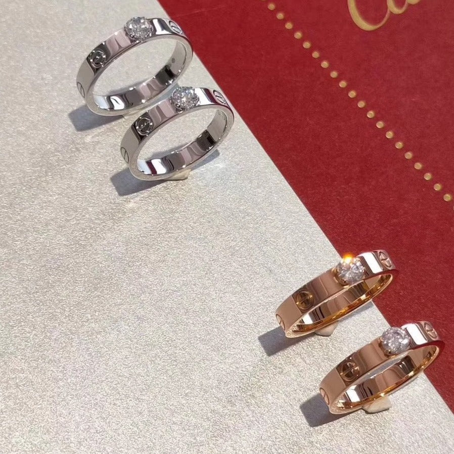 ??Loco?¡¥LOVE RING 3.6MM 1 BIG DIAMOND