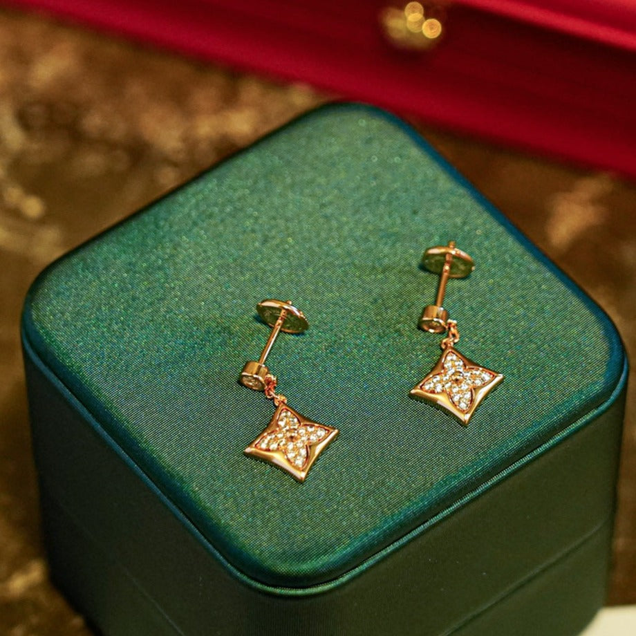 ??Loco?¡¥STAR DIAMONDS EARRINGS GOLD