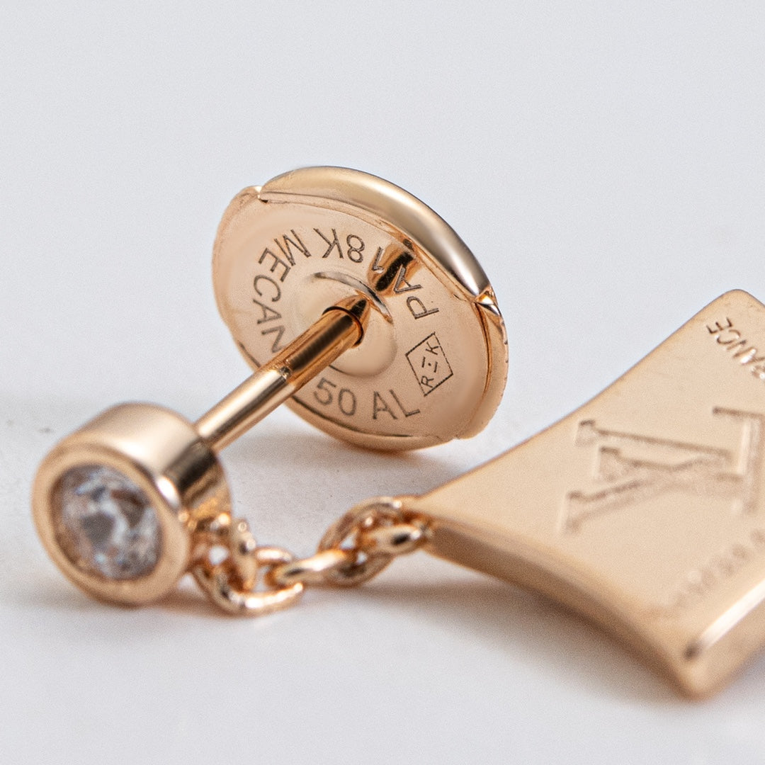 ??Loco?¡¥STAR DIAMONDS EARRINGS GOLD