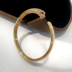 ??Loco?¡¥PANTHERE GOLD DIAMOND OPEN BRACELET