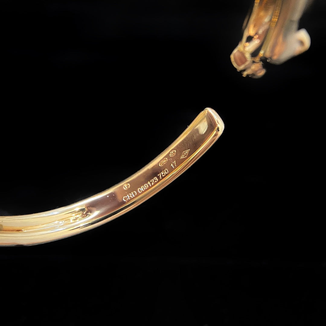 ??Loco?¡¥PANTHERE GOLD OPEN BRACELET