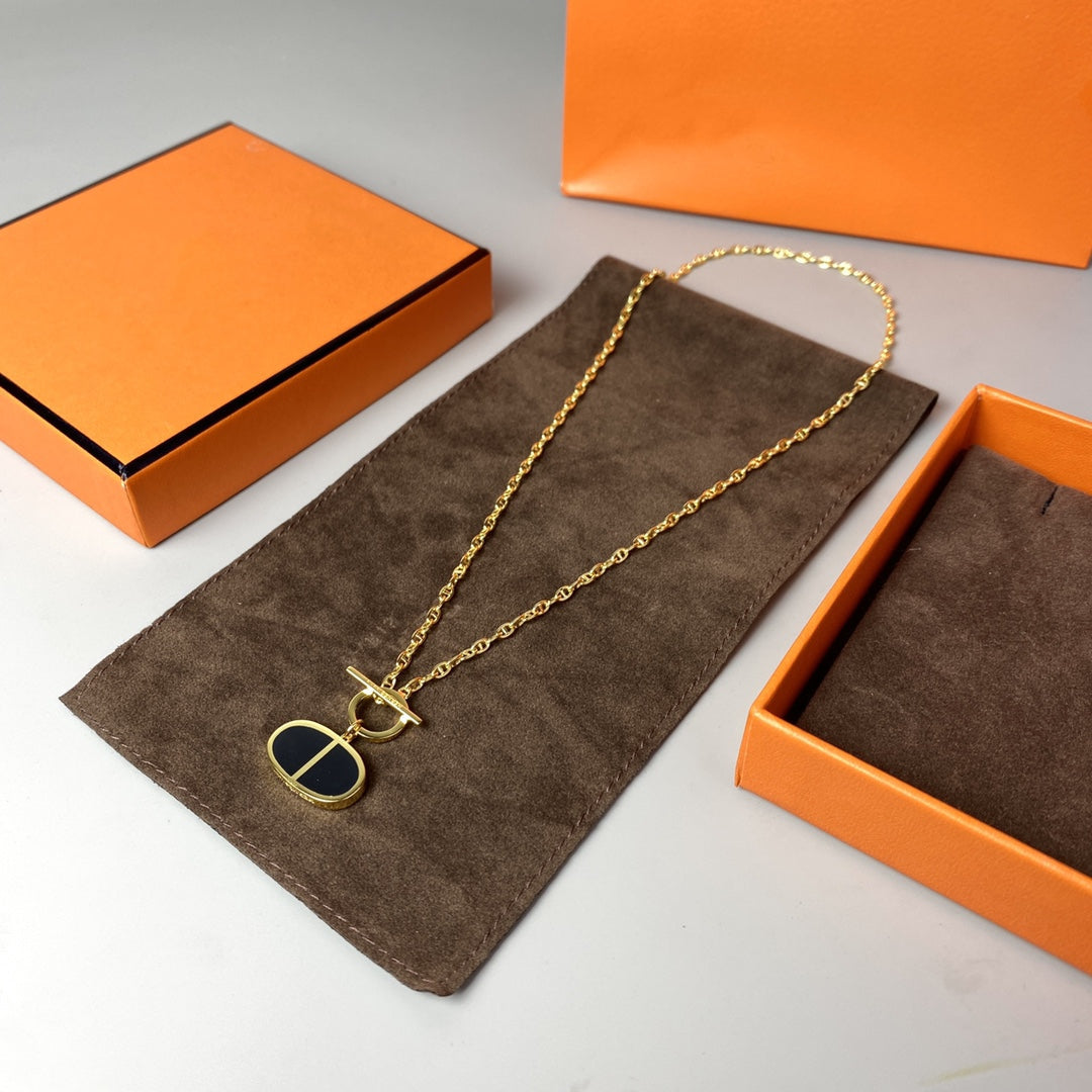 [moco jewelrys]CHAINE VERSO SCHWARZE KERAMIK-KETTE
