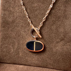 ??Loco?¡¥CHAINE VERSO BLACK CERAMIC NECKLACE