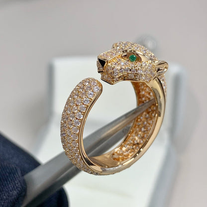 [moco jewelrys]PANTHERE PINK GOLD DIAMOND RING