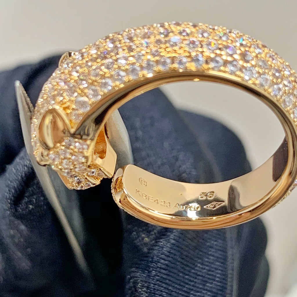 ??Loco?¡¥PANTHERE PINK GOLD DIAMOND RING