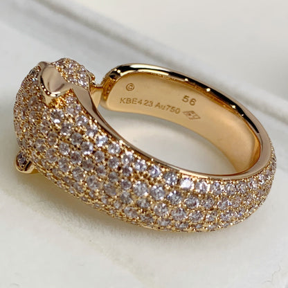 [moco jewelrys]PANTHERE PINK GOLD DIAMOND RING