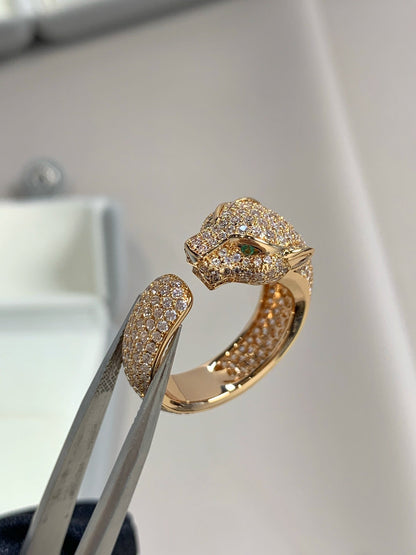[moco jewelrys]PANTHERE PINK GOLD DIAMOND RING