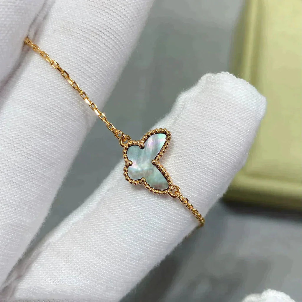 ??Loco?¡¥BUTTERFLY DARK MOP BUTTERFLY BRACELET