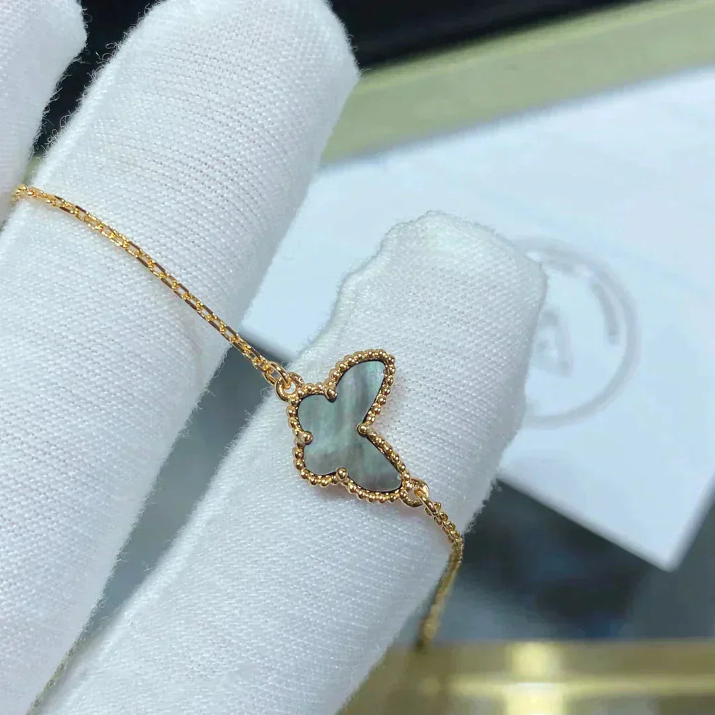 ??Loco?¡¥BUTTERFLY DARK MOP BUTTERFLY BRACELET