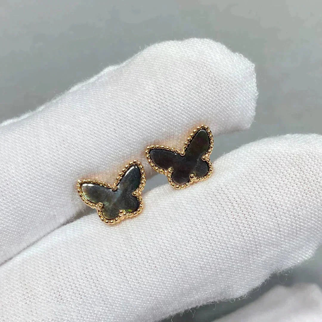 ??Loco?¡¥BUTTERFLY DARK MOP  EARRINGS