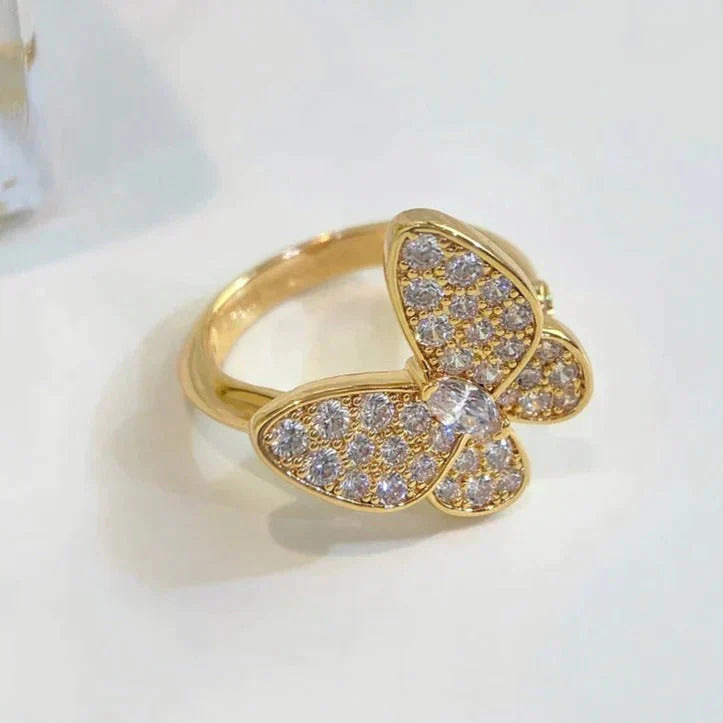 ??Loco?¡¥BUTTERFLY DIAMOND RING