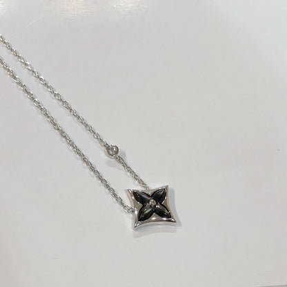 [moco jewelrys]STAR SCHWARZE MOP-HALSKETTE
