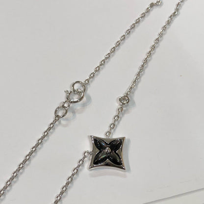 [moco jewelrys]STAR SCHWARZE MOP-HALSKETTE