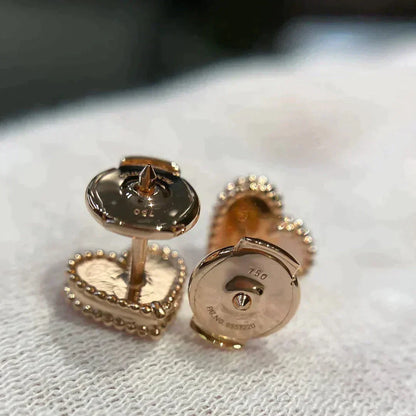 [moco jewellerys]ハートカーネリアンスタッドピアス