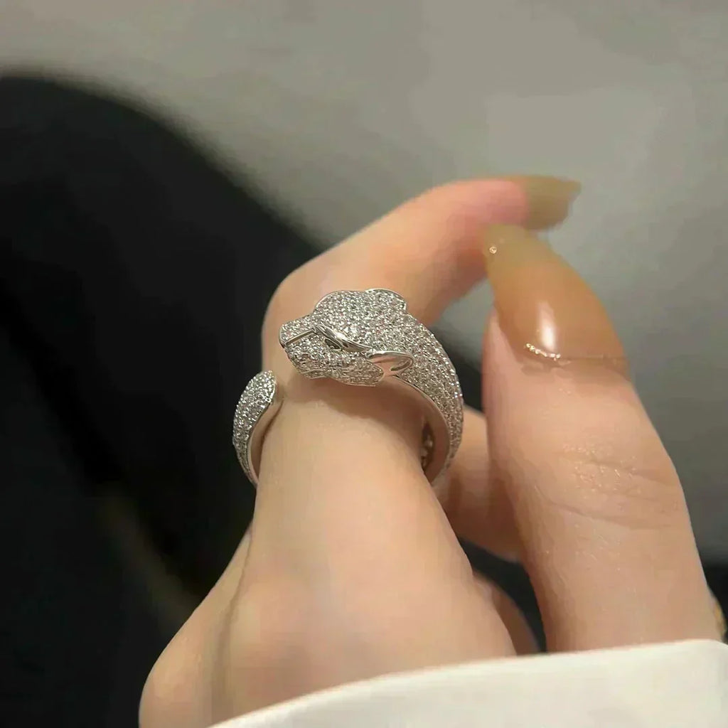 ??Loco?¡¥PANTHERE 5.5MM ALL DIAMOND RING
